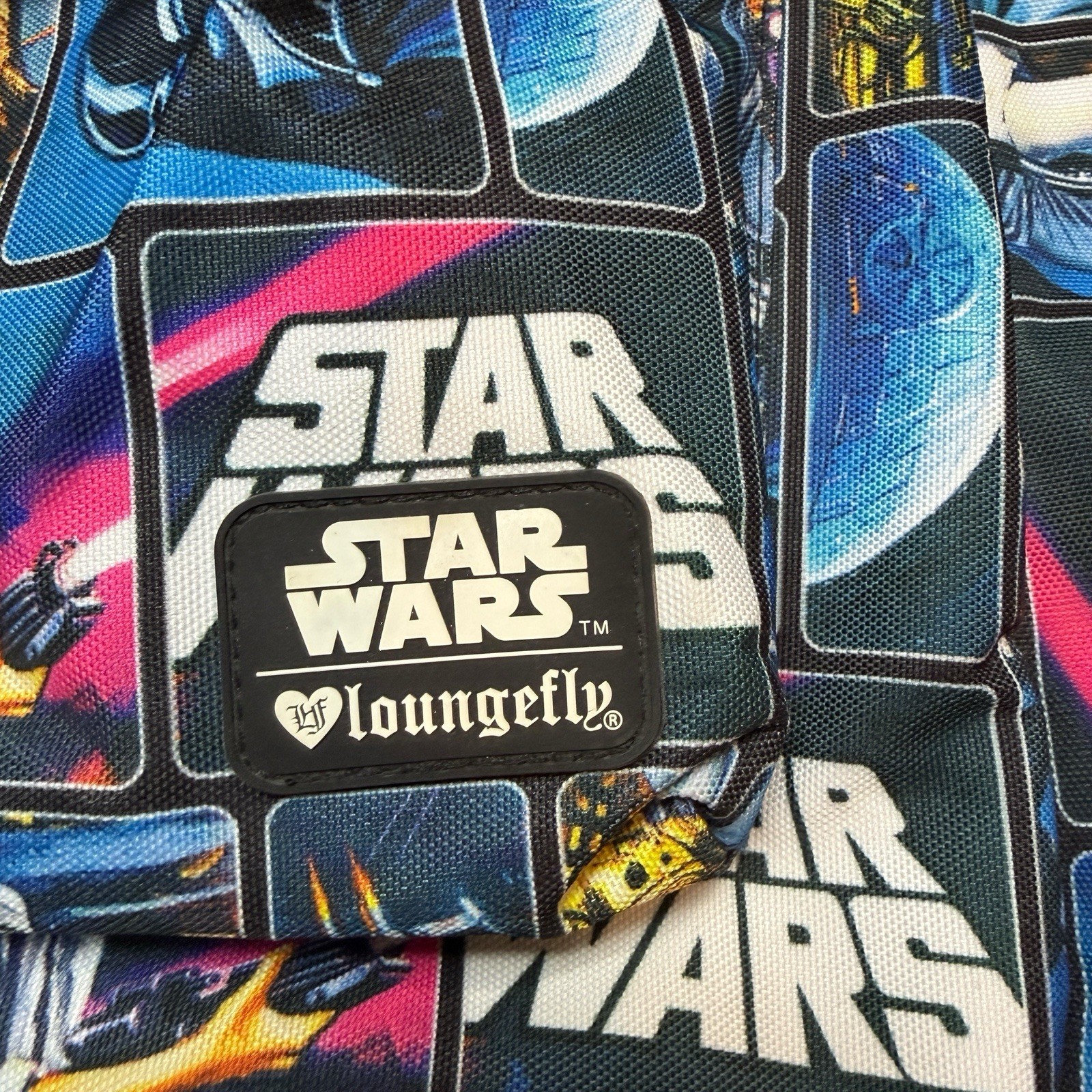 Star Wars Disney Loungefly Mini Backpack Retro Comic Print Retired BK00270416