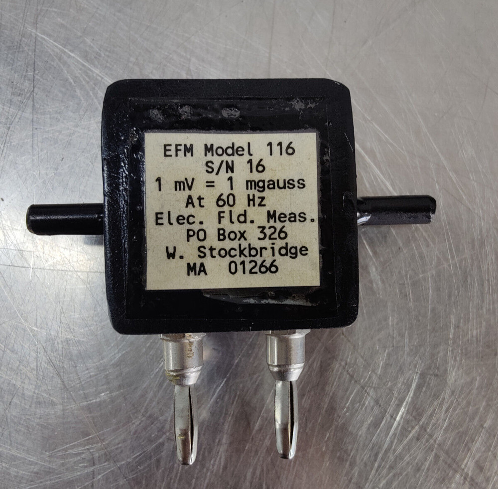 Enertech / Emdex C-78 Electrical Field Measurement Reader w/ EFM Model 116