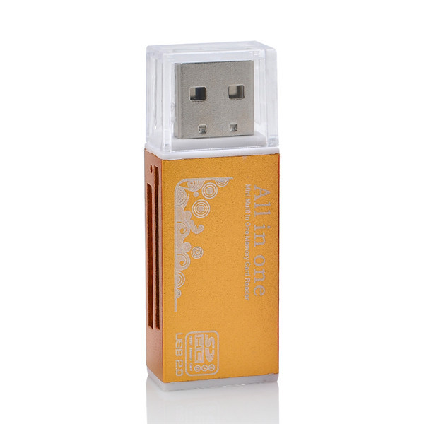 For Micro SD SDHC TF M2 MMC MS PRO DUO USB 2.0 All in 1 Multi Memory Card Reader