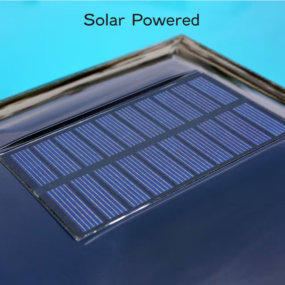 Solar Patio Lantern Bug Zapper, 1/2 Acre Coverage, Led Flame Effect