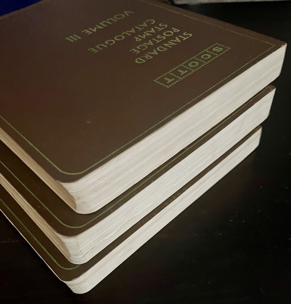 1972 Scott Standard Postage Stamp Catalogue 3 Vol. Set