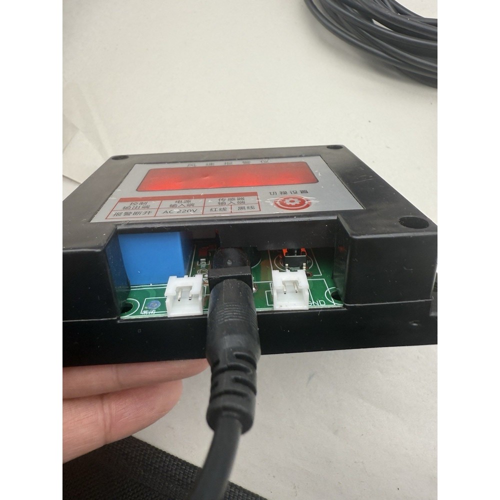 Tower Crane Wind Speed Meter Power Failure Memory Function *SELLING FOR PARTS...