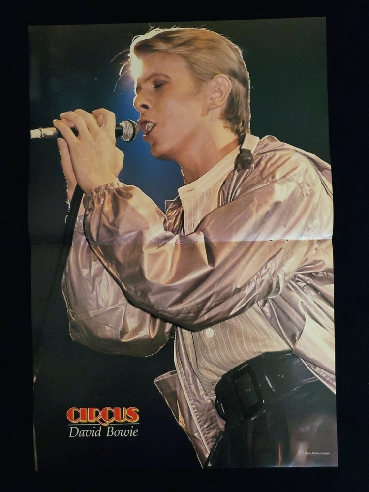 1978 David Bowie -Circus Magazine Vintage Centerfold Poster-70's rockmusic ORIG.