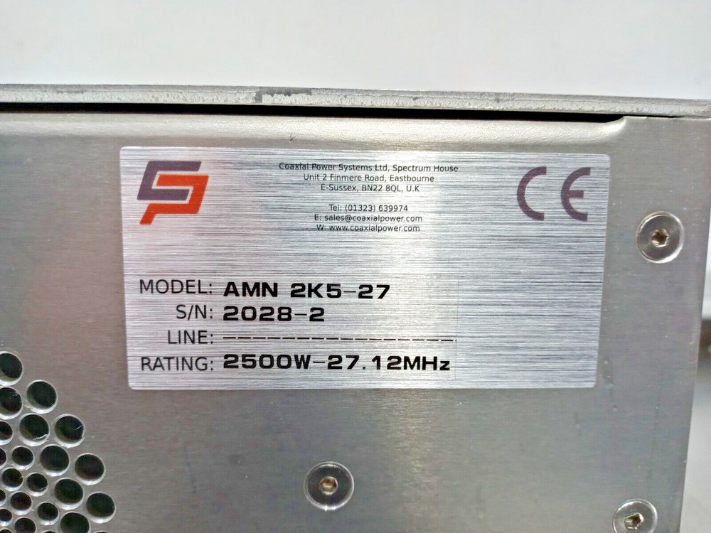 Coaxial Power Systems AMN 2K5-27 RF matching network controller 2500W / Tested