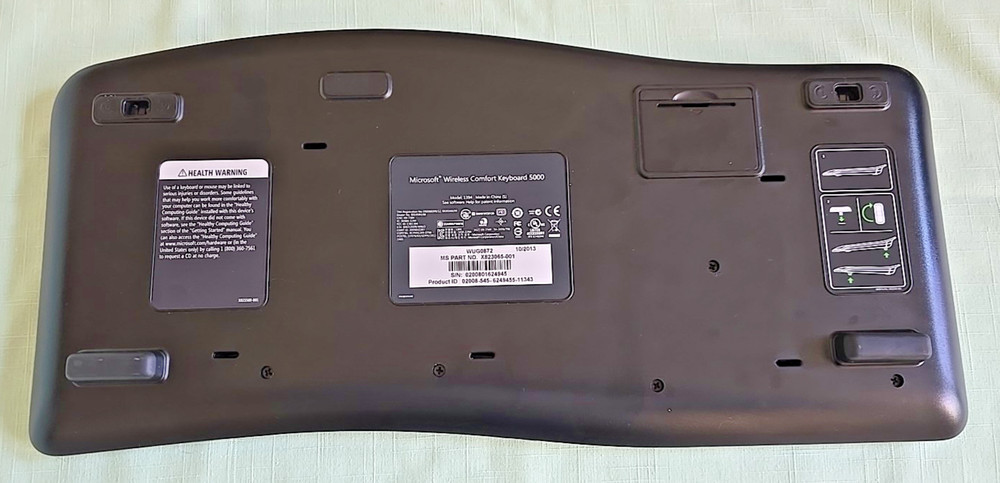 Microsoft Wireless Comfort 5000 Keyboard