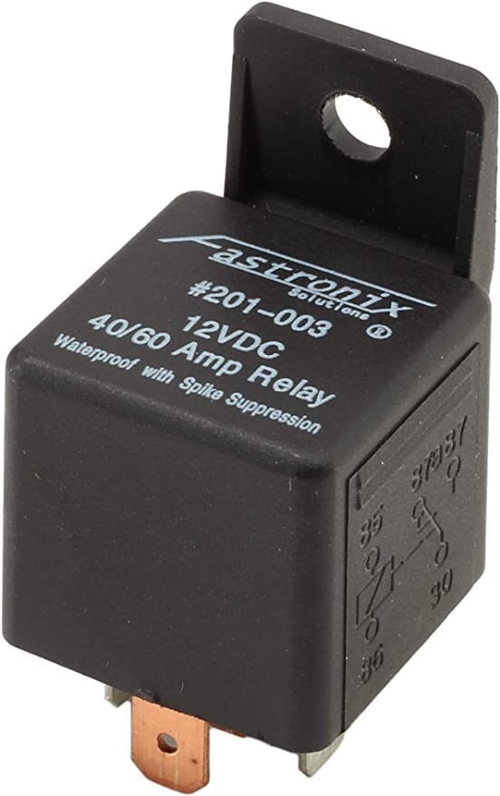 Fastronix High Current 40/60A Relay Panel with Interlocking Sockets 900-004