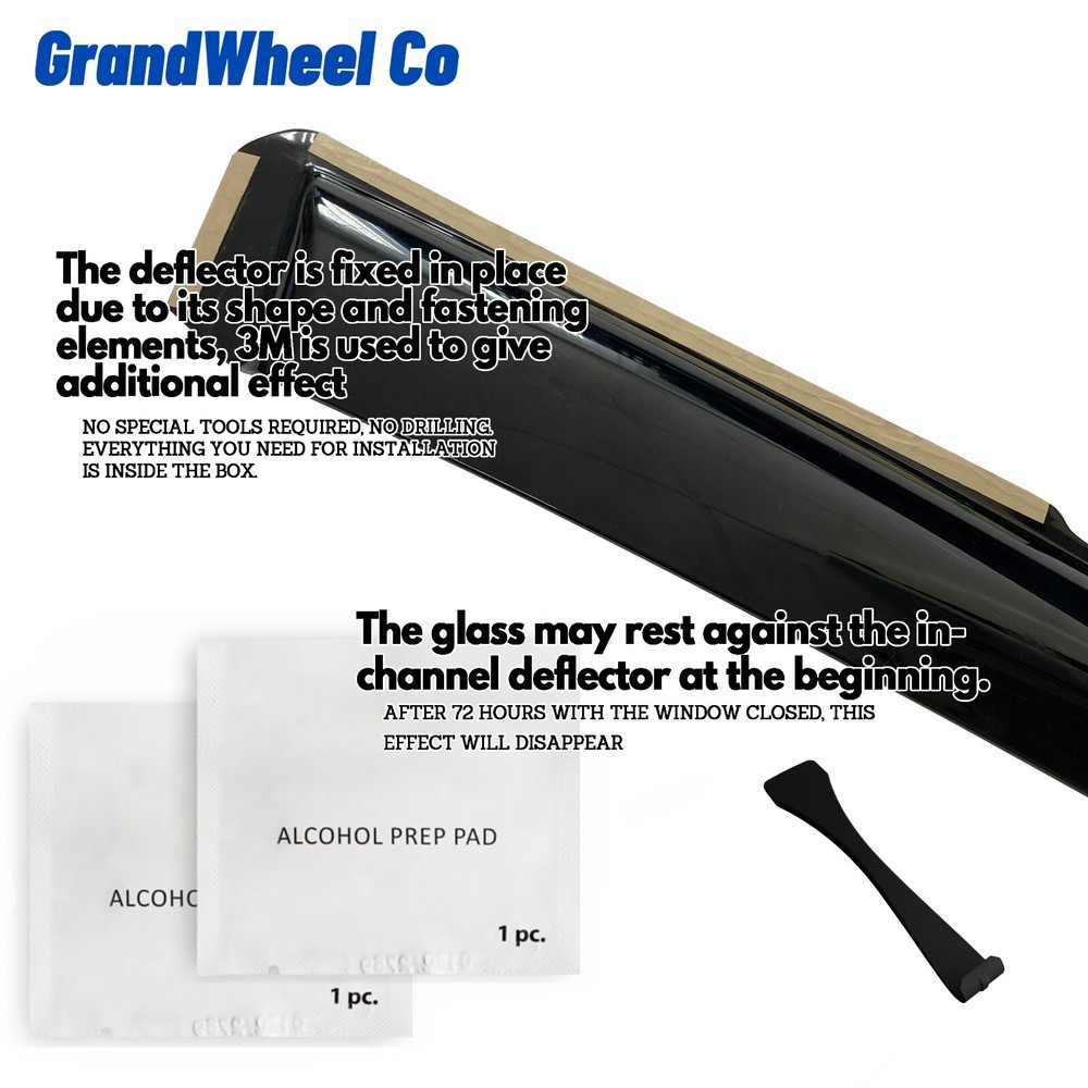 Rain Guards Vent Visors Shade for 2013-2022 Buick Encore