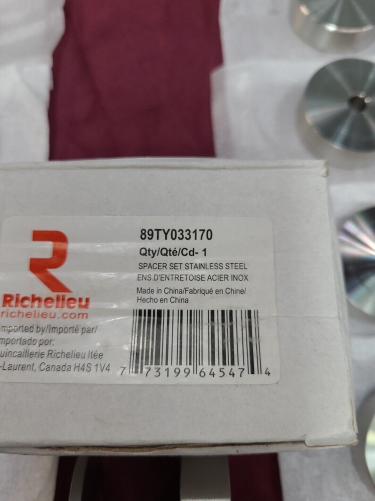 Richellieu 89TY033170 Internal Wall Support Disc Set Shims 3MM-4/12MM