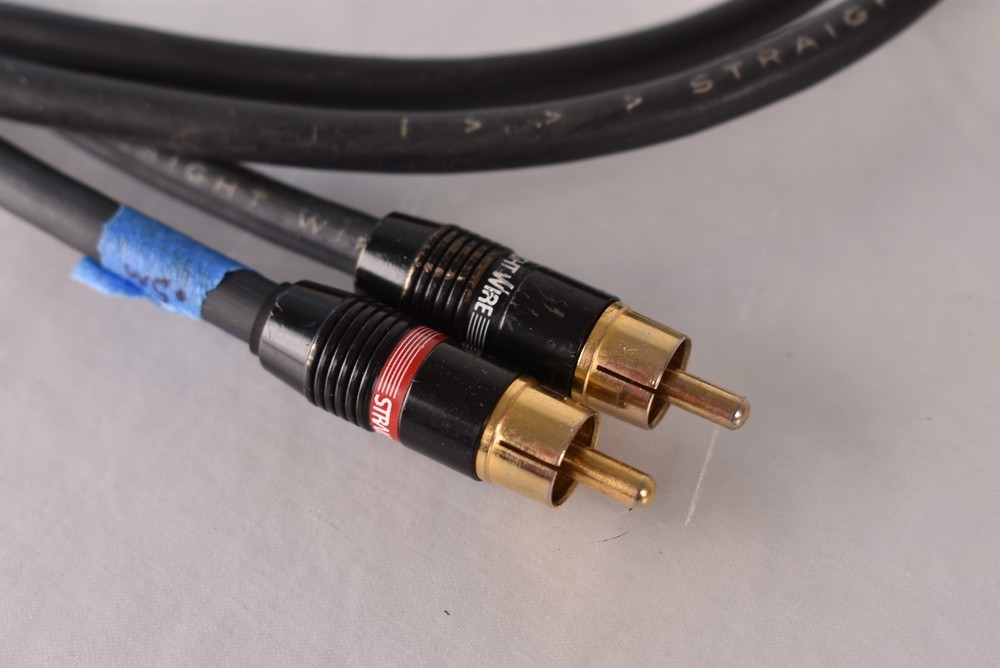 .5m Pair RCA Straight Wire Symphony Audio Interconnect Cables