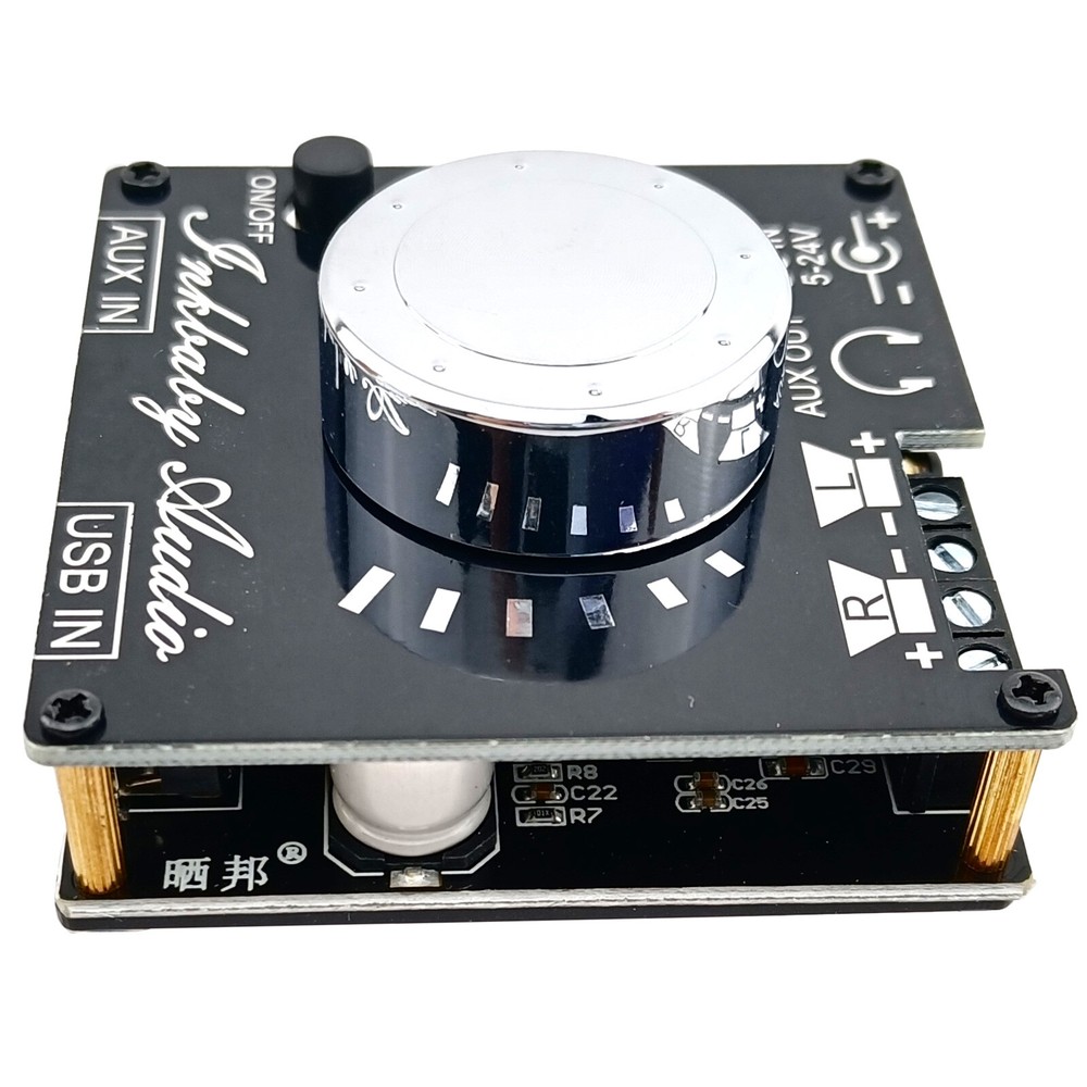 Digital Audio Amplifier Bluetooth Receiver USB AUX Input Board 2CH Stereo 30W