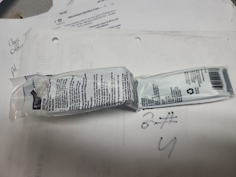 Everbilt Solid Doorstop Zinc-Plated 1007913144