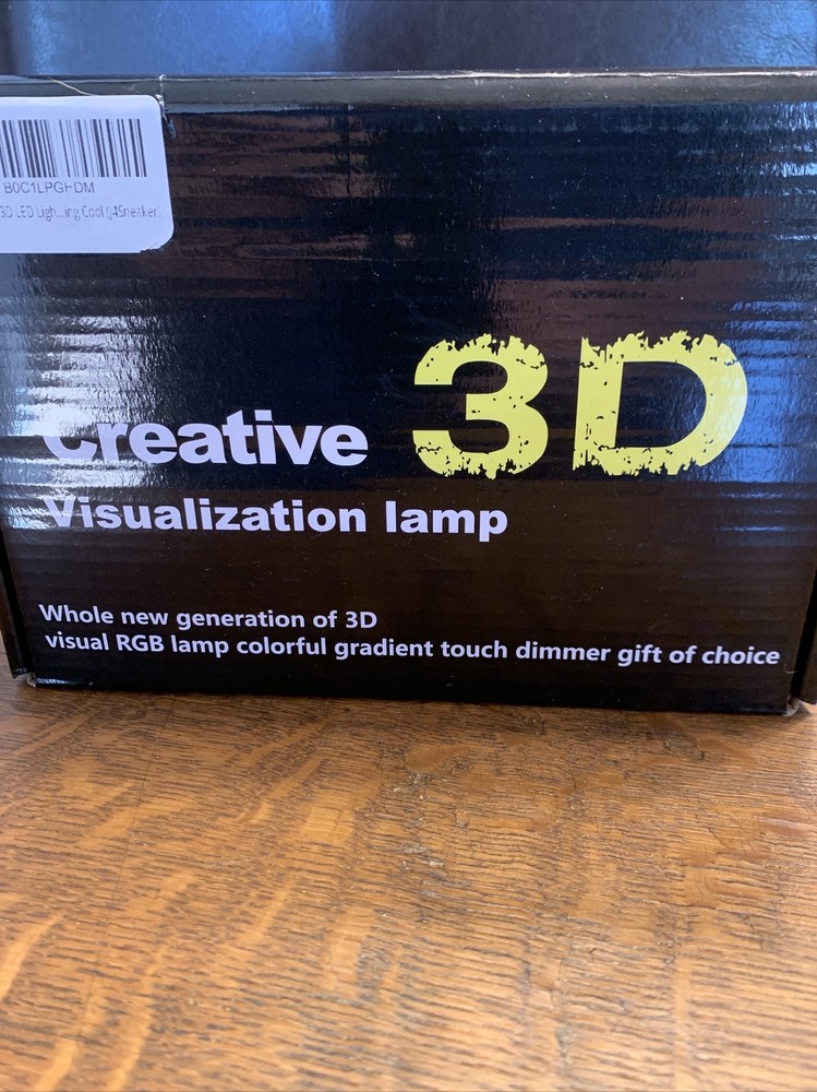 creative 3d visualization lamp