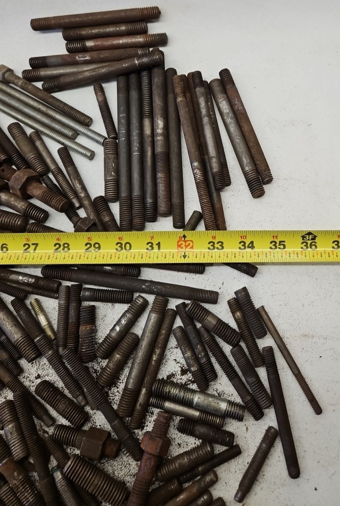 Stud Bolts Old Engine Steam Hit Miss