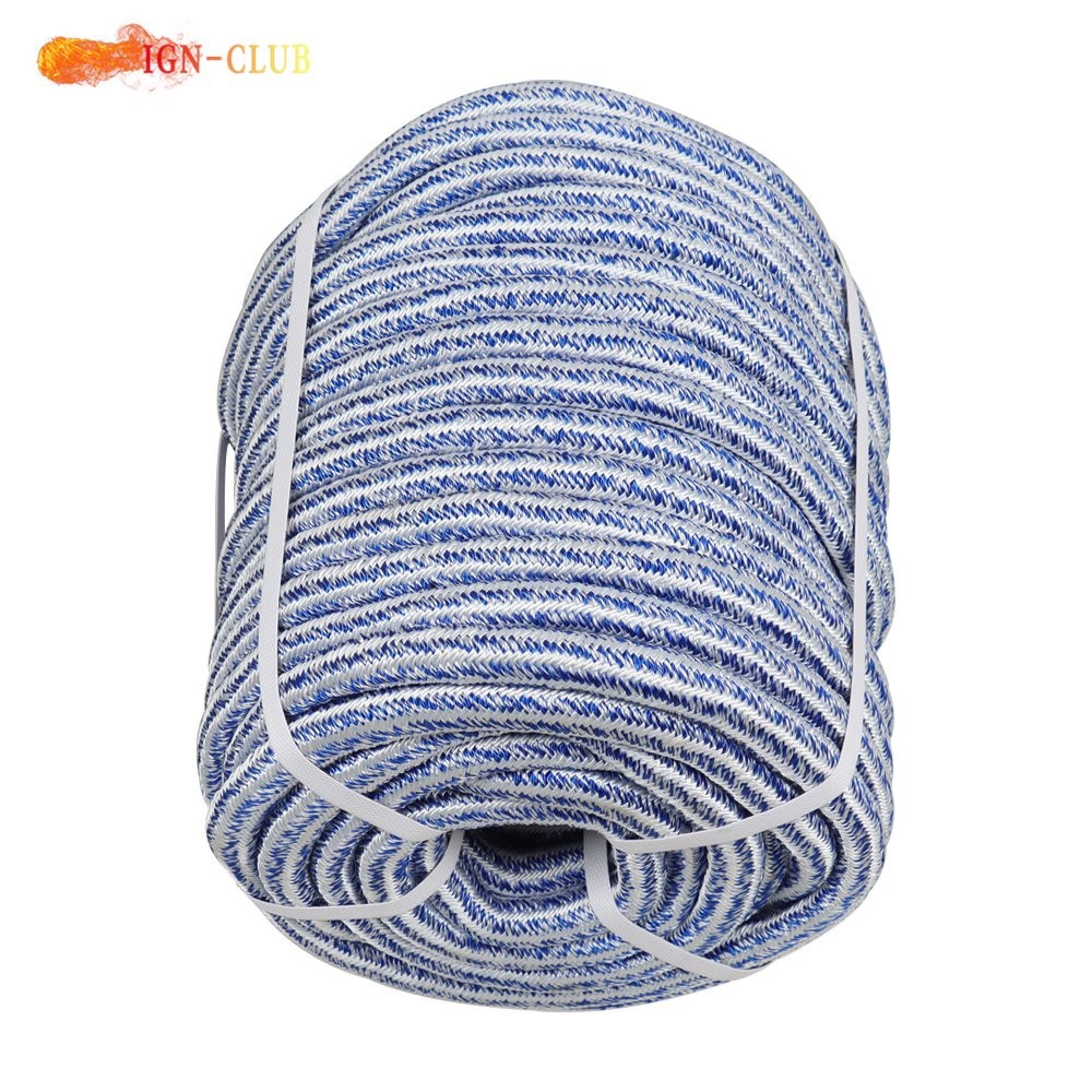 Arborist Tree  Rope 24 Strand Braid Polyester Rope 3/4" × 150' 20000Lbs