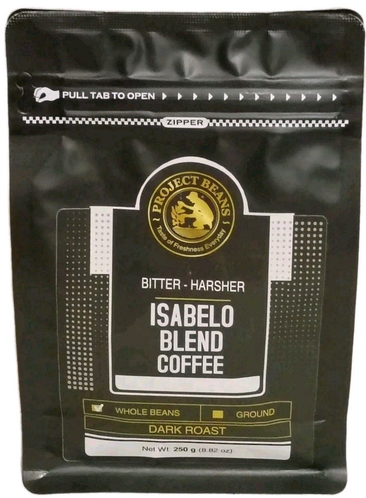 Imported Philippines Isabelo Blend Dark Roast Whole Beans 250g