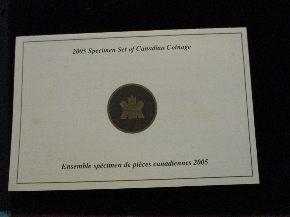 2005 Canada Uncirculated Specimen Set 7 Coins - Original Packaging Puffin Dollar