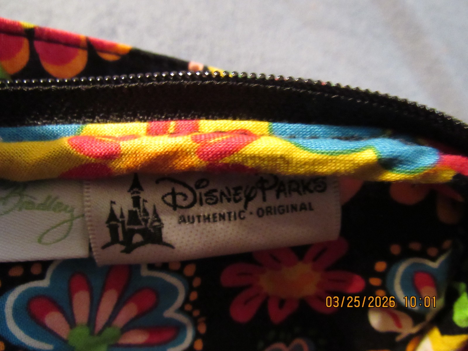 Disney Parks Vera Bradley Mini Hipster Midnight Mickey Mouse Crossbody New