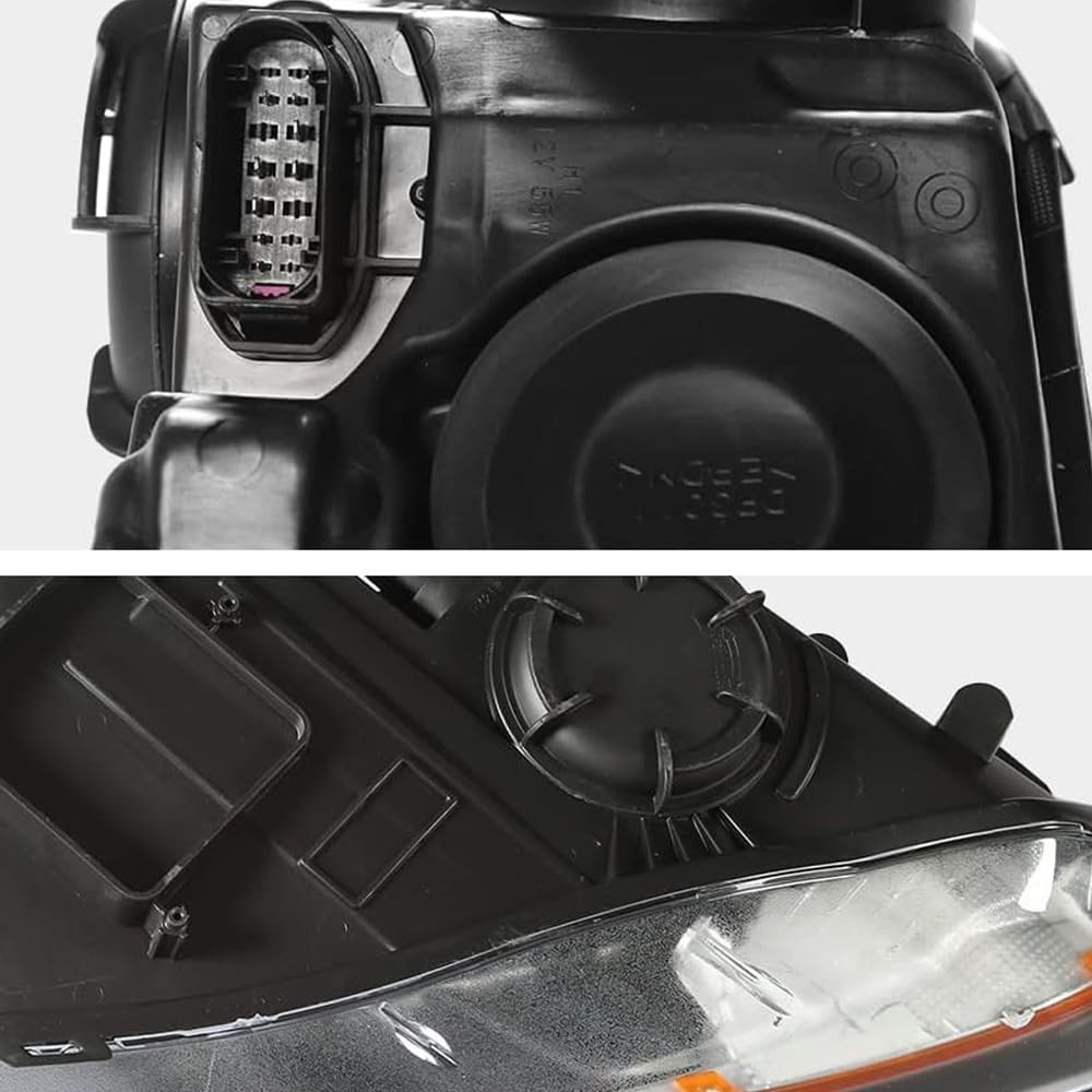 Headlights Assembly with bulbs Compatible with 2012 2013 2014 Ford Focus