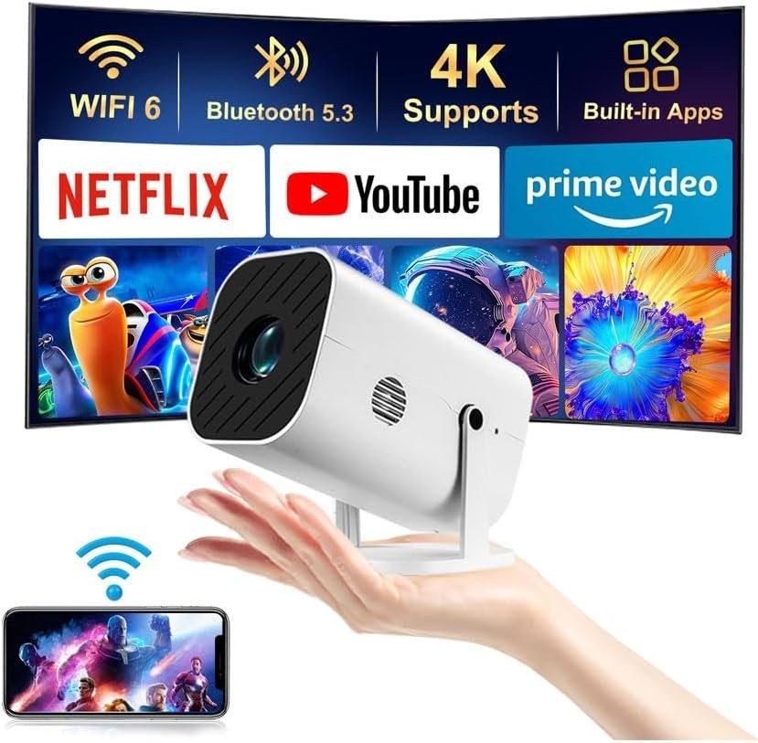 Electric Focus & 210° Rotation Mini Projector