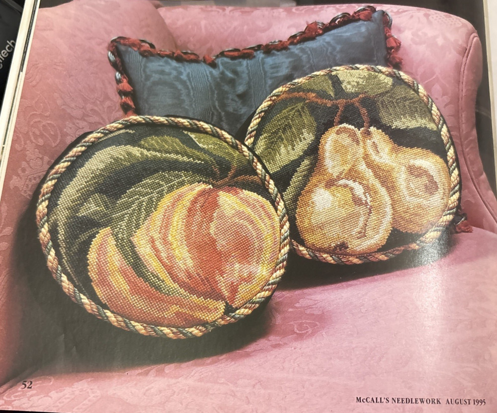 Vtg Rare McCall's Needlework August 1995 Pattern bk