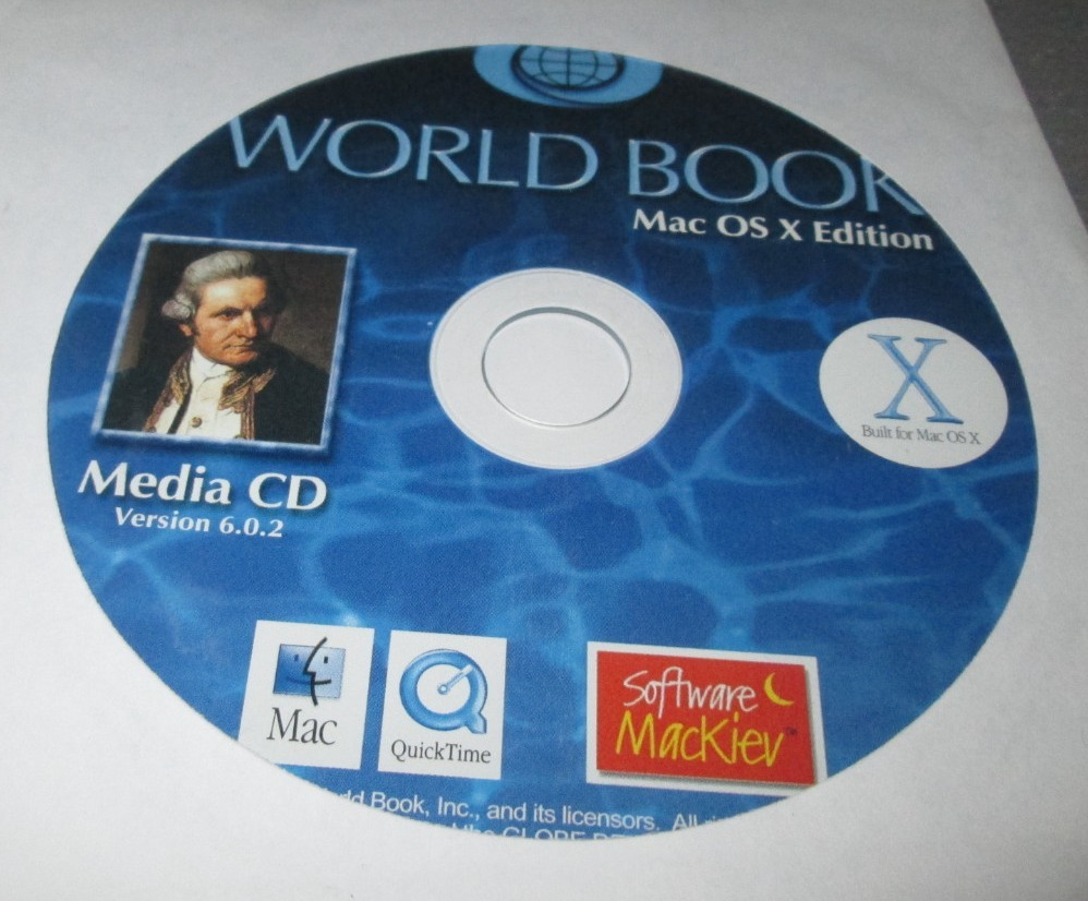 World Book Mac OS X Edition Media CD 2002