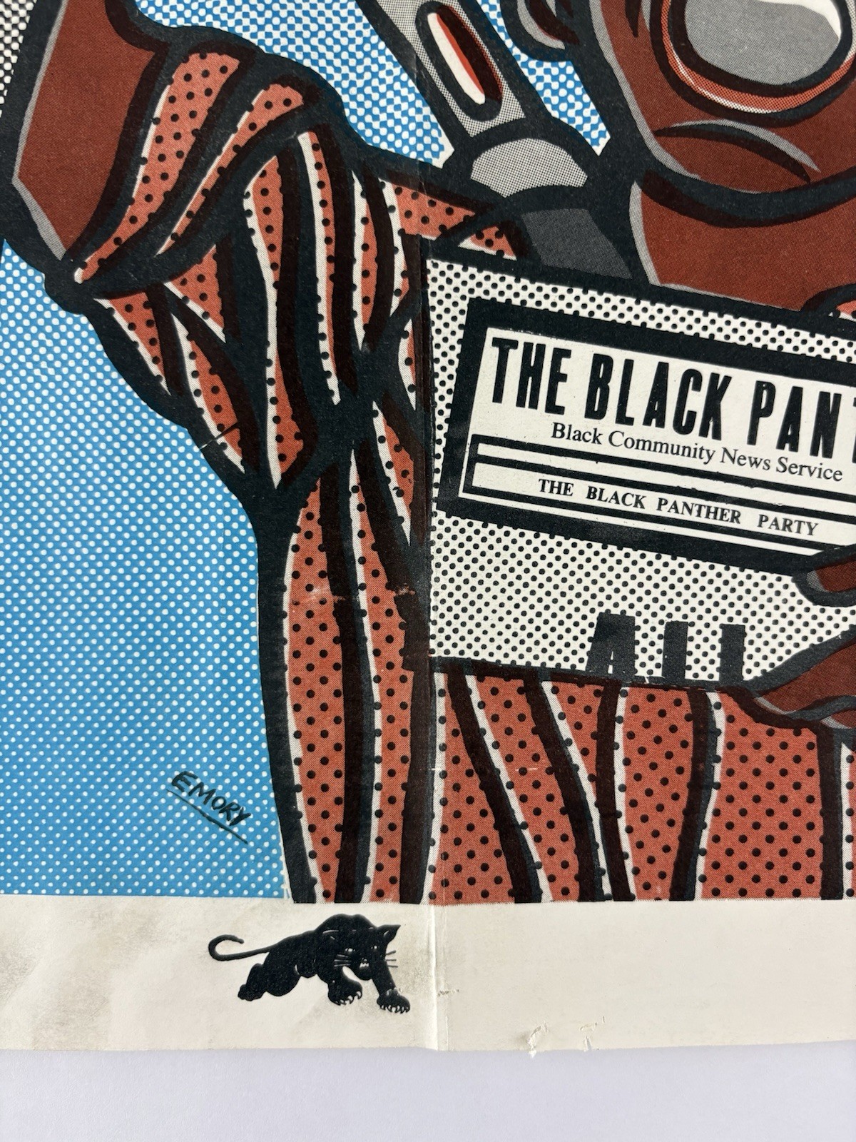 BLACK PANTHER PARTY Orig Poster 1969 BPP Emory Douglas ALL POWER TO THE PEOPLE