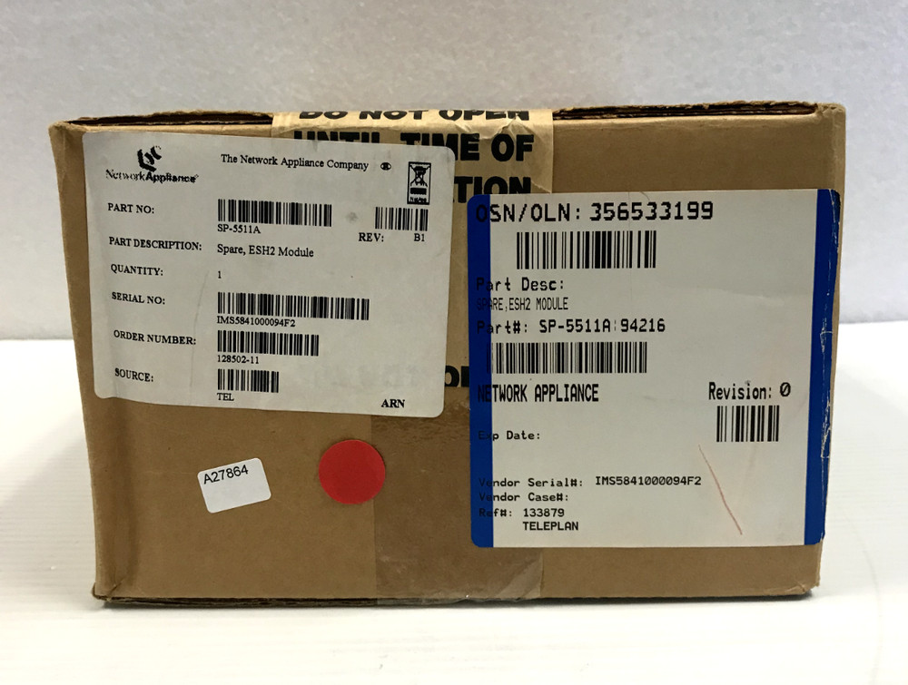 NetApp X5511A ESH2 Module (SFP-SFP) Enterprise Disk Array For DS14/DS14MK2