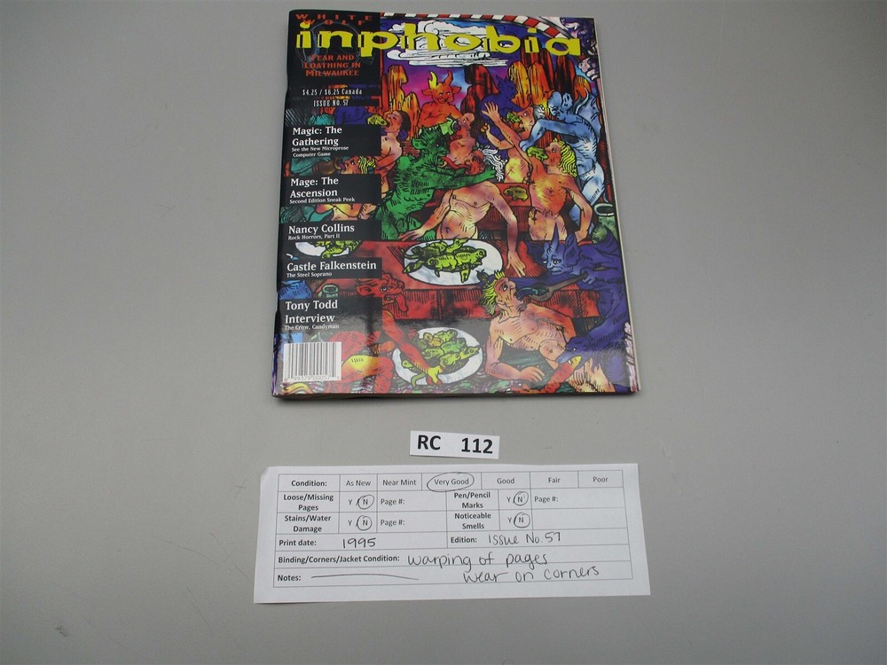 Inphobia: Issue # 57 (White Wolf)
