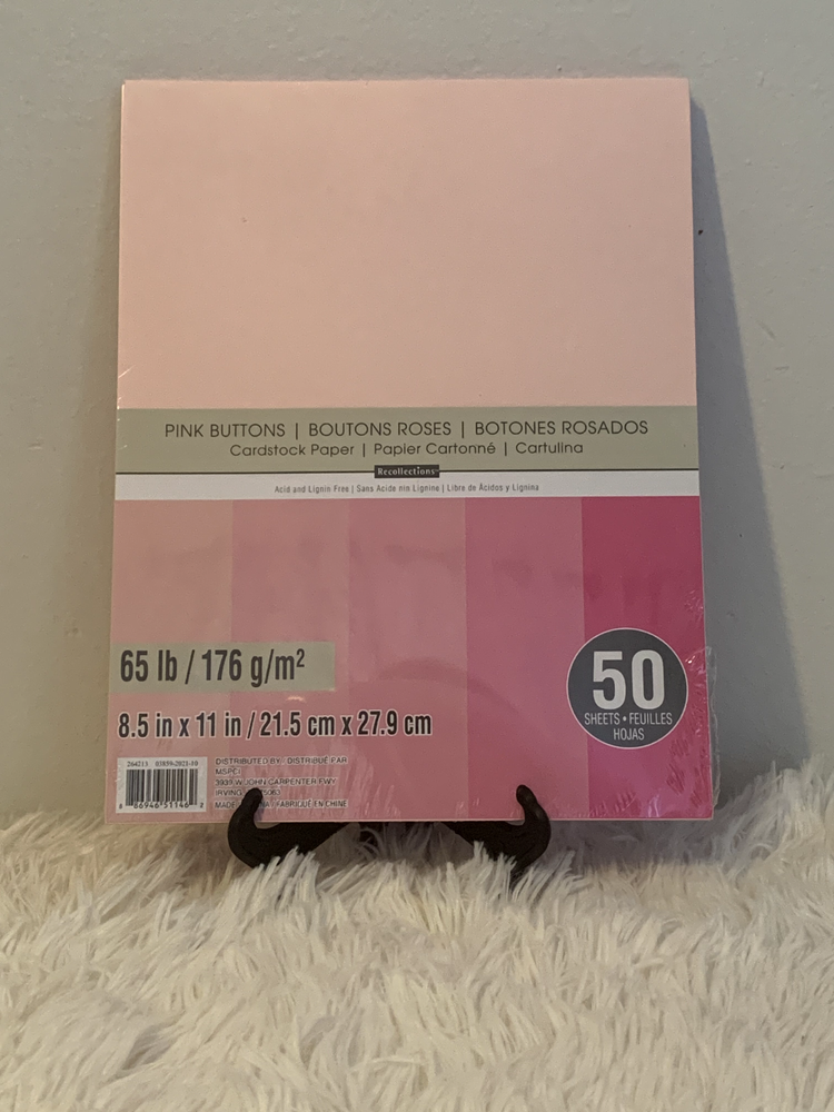 5-Pack White Shadow Boxes 8" x 10" + 100 Cardstock Paper Sheets Bundle