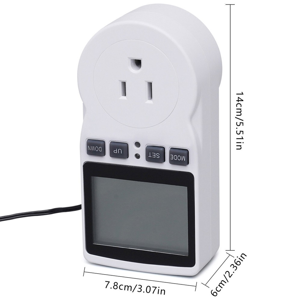 Digital Temperature Controller thermostat temp control Outlet Heater AC100-250V