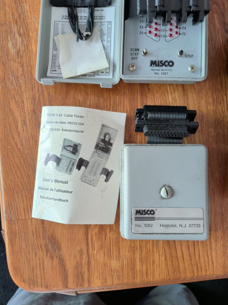 Rs232 V.24 Cabletester Misco