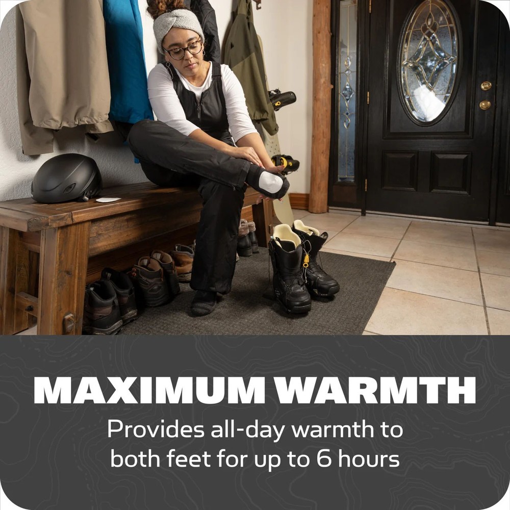 Yaktrax Geothermal Toe Warmers 10 Pack Bag
