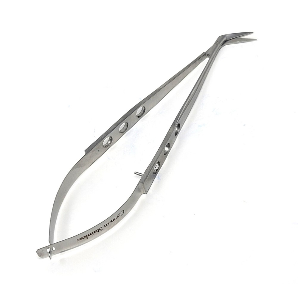 Castroviejo Angled Stitch Scissors Sharp/Sharp 5.5" MicroSurgery Premium Quality