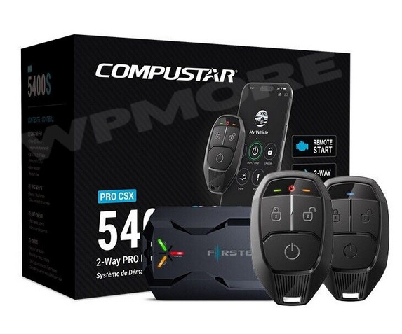 Compustar CSXP5400-S 2-Way G18 LED Remote Start + Drone Mobile DR-X2 LTE Module