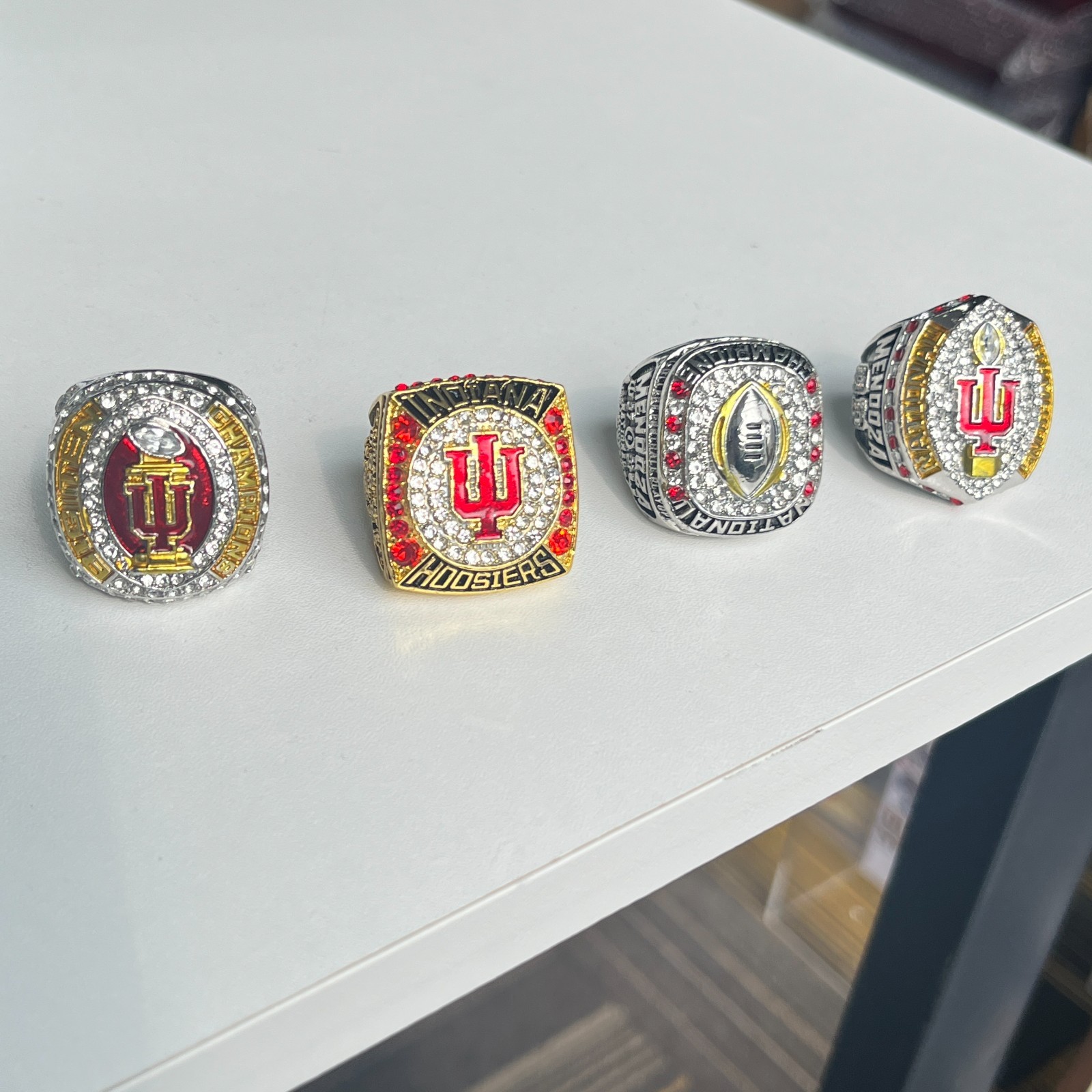 [Fan version] Indiana Football 2025 Perfect Season 4 Championship Rings NO Box