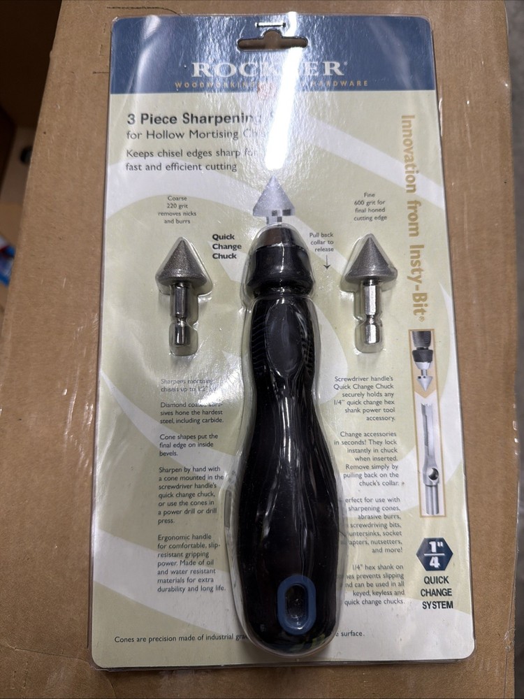 Rockler 3pc Sharpening Set New (ae5 Bin37)