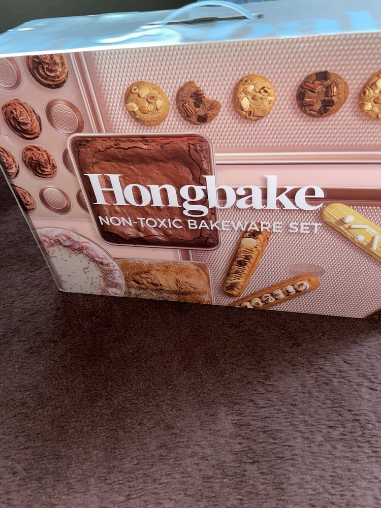 Hongbake 9 Piece Bakeware Baking Set Non-Stick