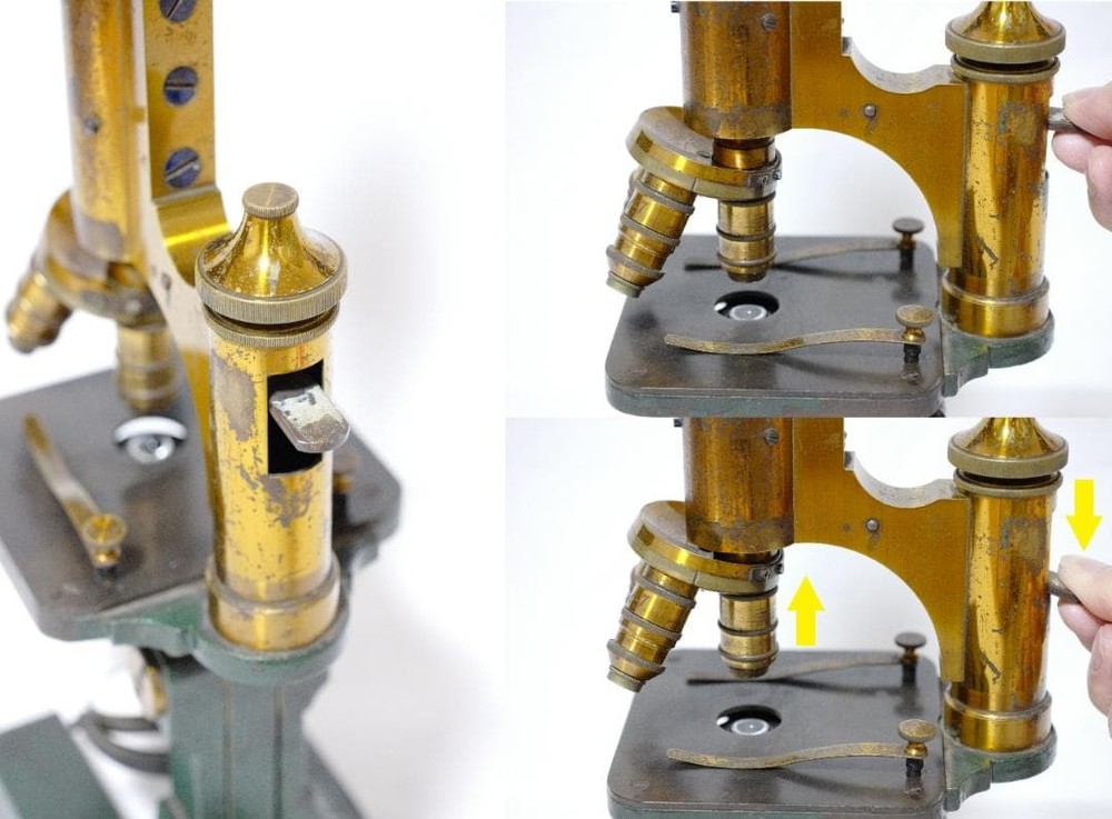 microscope antique E. mester's bacterial microscope