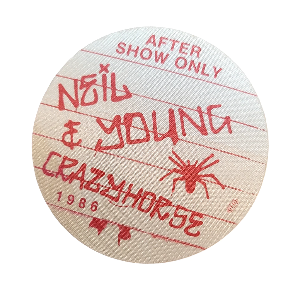 Neil Young & Crazy Horse 1986 Backstage Pass OTTO