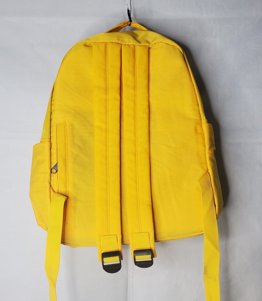 Fashion School Bag Solid Yellow Backpack