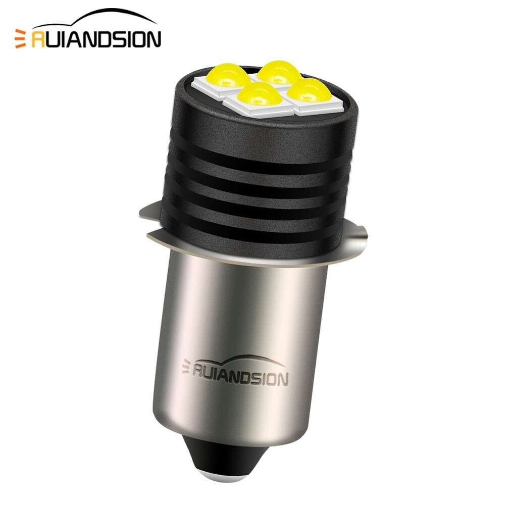 Upgrade P13.5S PR2 3030 4 LED Flashlight Torch Bulb Lantern Lamp 3V White 500lm