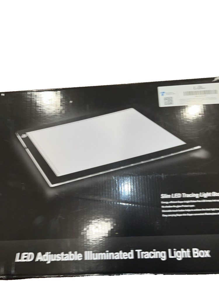 LED Adjustable Illuminated Tracing Light Box slimline open box New