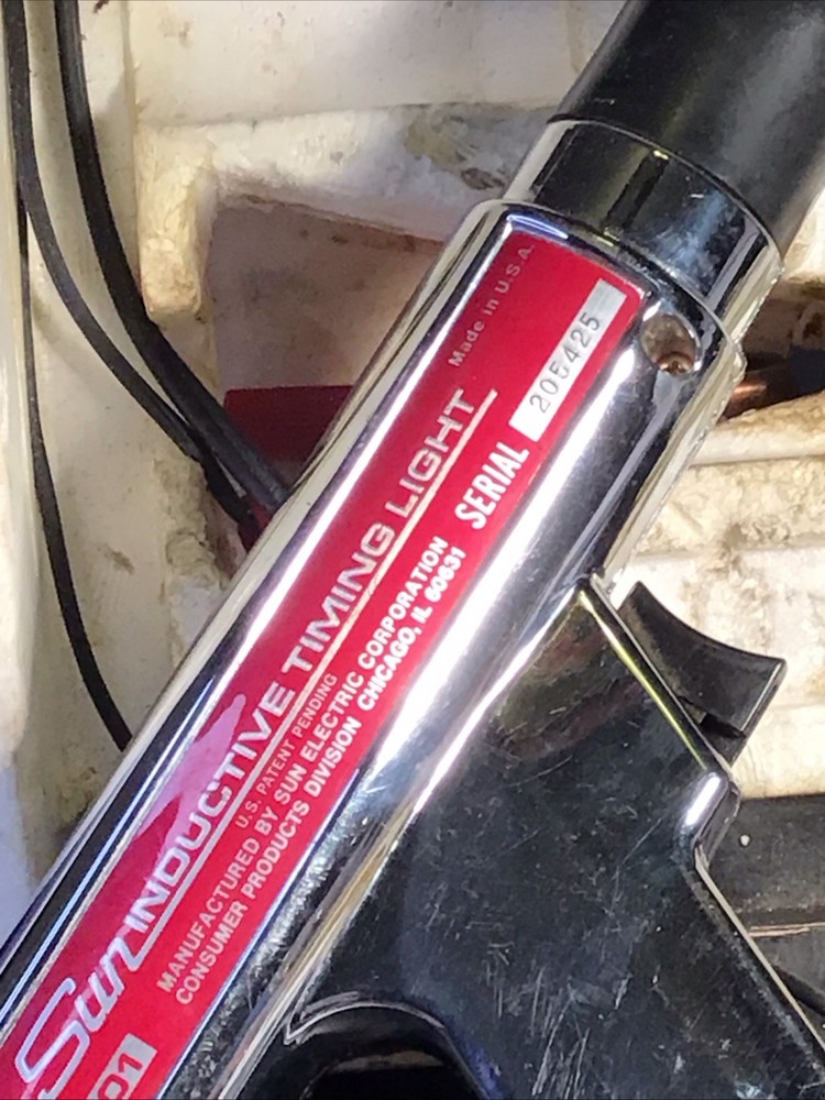 SUN INDUCTIVE TIMING LIGHT MODEL CP 7501 UNTESTED