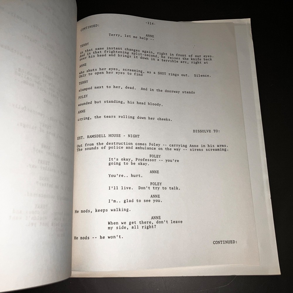 SHARP PRACTICE (1987) Rare Unmade Lawrence D. Cohen Script For John Farris Novel