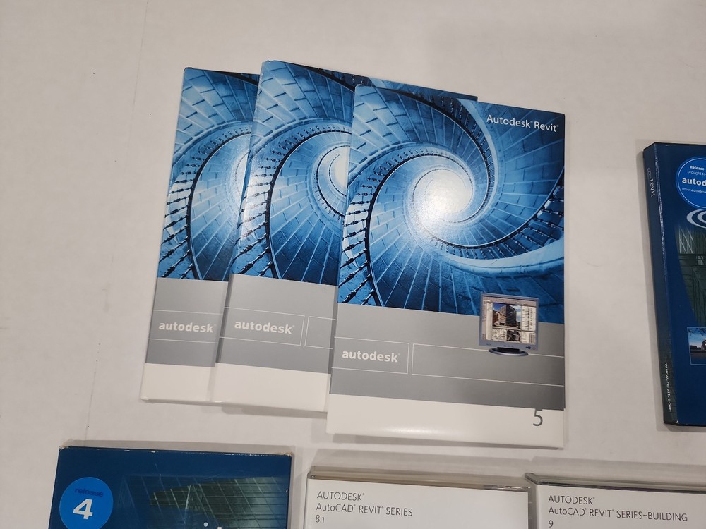 Autodesk AutoCAD Revit Series Software Lot UNTESTED