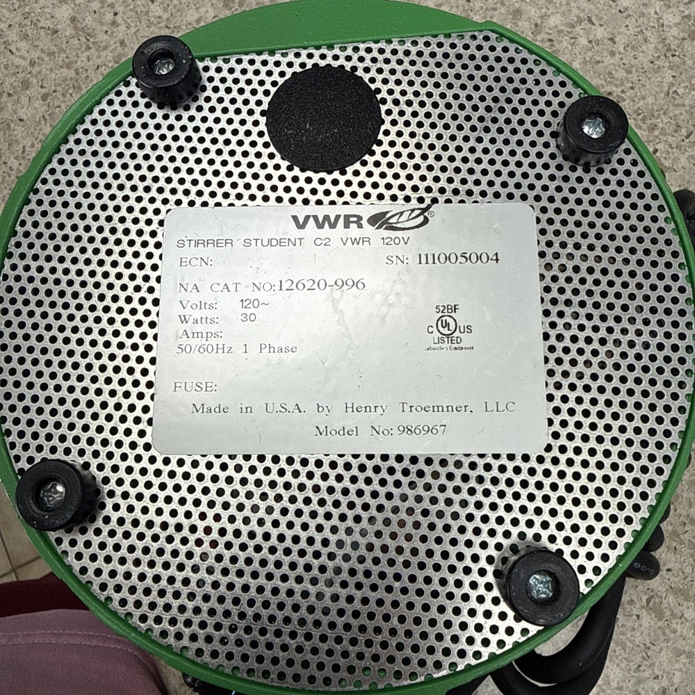 VWR Scientific Stirrer Student C2