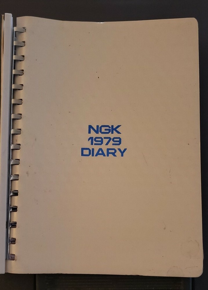 Vintage 1979/2029 NGK Insulators Diary Day Planner