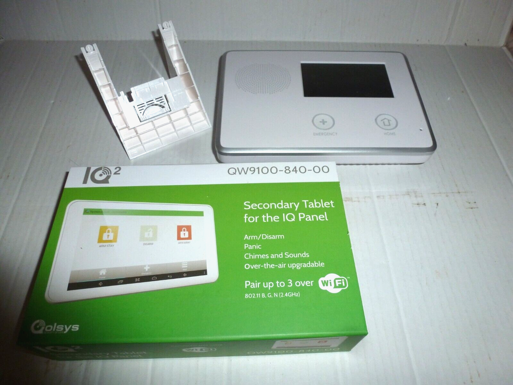 2gig Technologies 2GIG-CNTRL2-345 Home Security Alarm Control Panel & Secondary