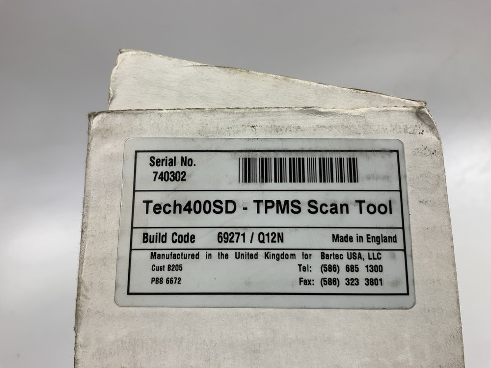*NEW* Bartec Tech400SD TPMS Activation Diagnostic Programming Scan Tool WRT400SD