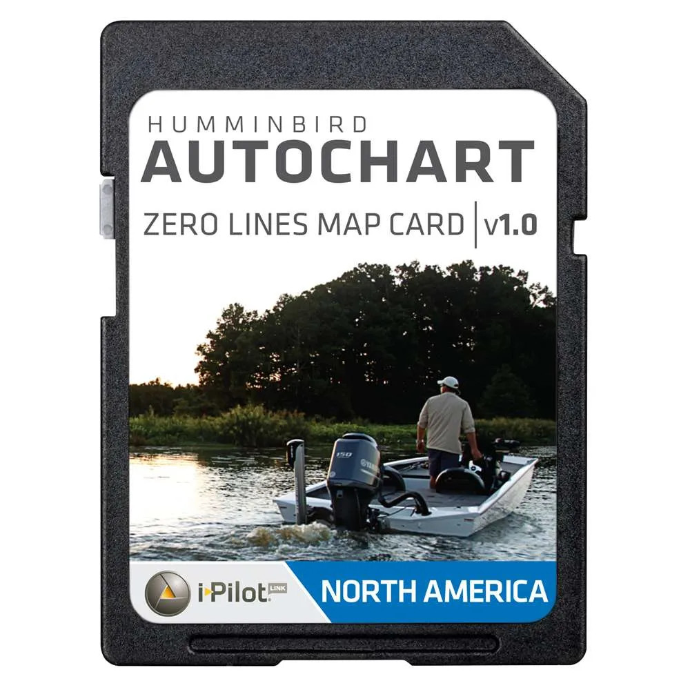 Humminbird AutoChart Zero Lines Map Card 600033-1
